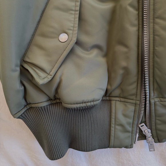 Acne Studios Olive Bomber Jacket - Picture 6 of 15